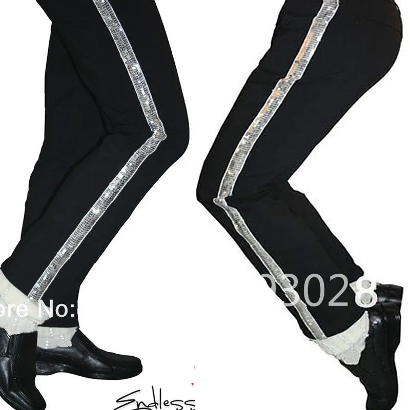 Impersonator Michael Jackson Baggy Socks with Crystal Handmade 100% (PRO SERIES)